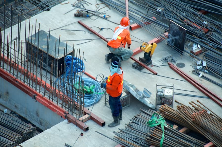 Construction site operations